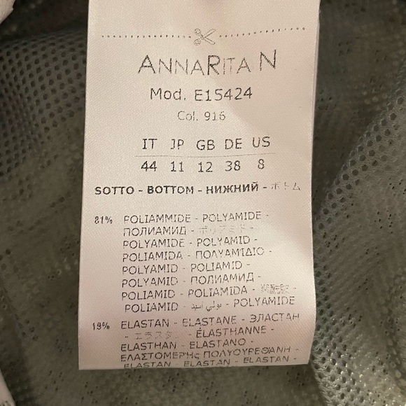 AnnaRita N Gray Perforated Style Blazer/Moto Jacket, Size 8 - Picture 8 of 10